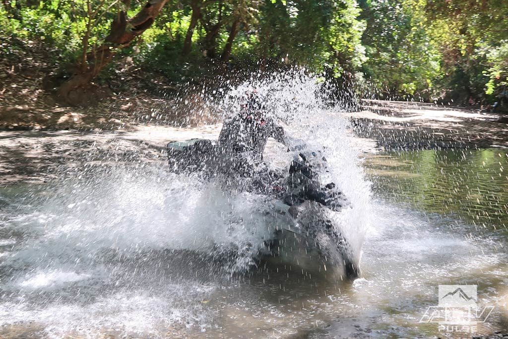 REV'IT! Trench GTX river crossing in Costa Rica